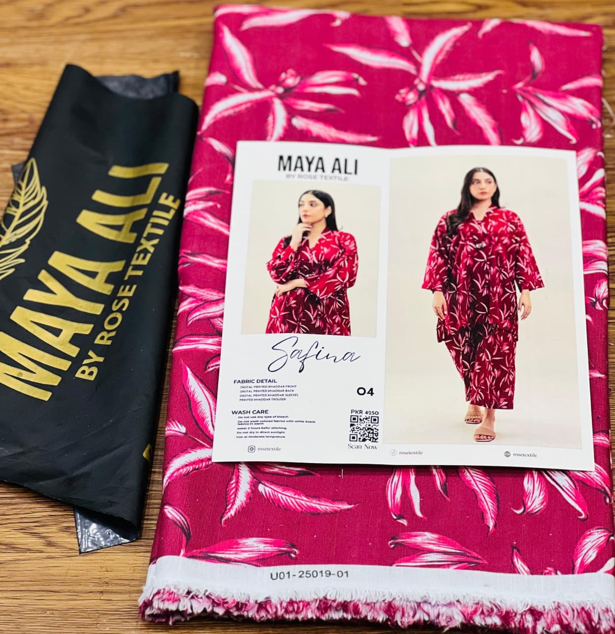 Maya Ali Khaddar 2PC Unstitched 04