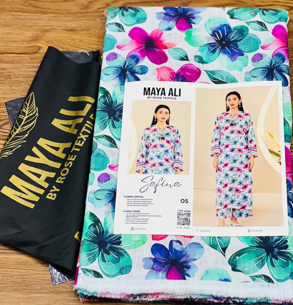 Maya Ali Khaddar 2PC Unstitched 05